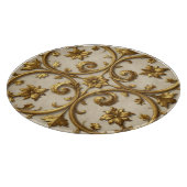 Planche À Découper Baroque Orné Filigrane Doré (Coin)