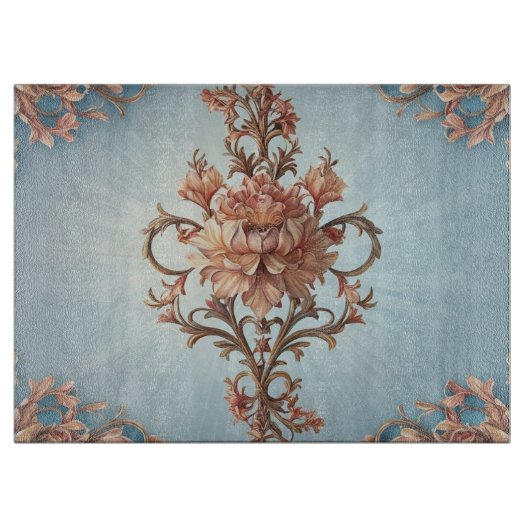 Planche À Découper Baroque Rose  Cutting Board (Devant)