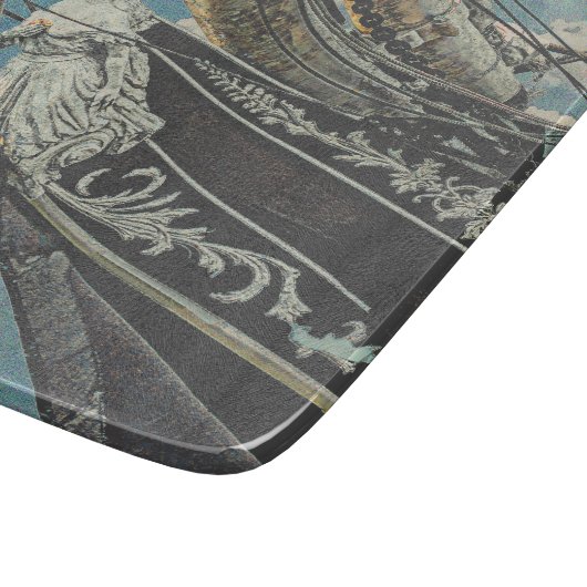 Planche À Découper Barque Elissa Figurhead (Coin)