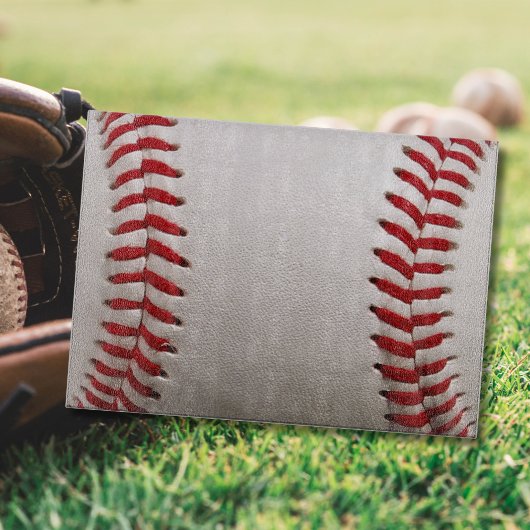 Planche À Découper Baseball et Softball Classiques Couture Rouge
