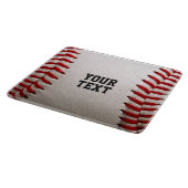 Planche À Découper Baseball Softball Couture Texte Personnalisé (Coin)