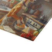 Planche À Découper Basenji Cooking in Kitchen (Coin)