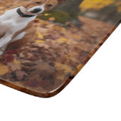 Planche À Découper Basenji en automne Feuilles automne Inspiration (Coin)