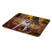Planche À Découper Basenji en automne Feuilles automne Inspiration (Coin)