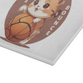 Planche À Découper basket-ball chat (Coin)