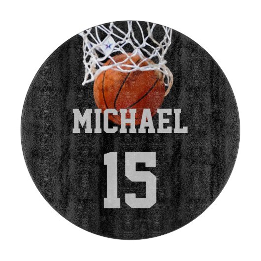 Planche À Découper Basket-ball Votre nom (Devant)