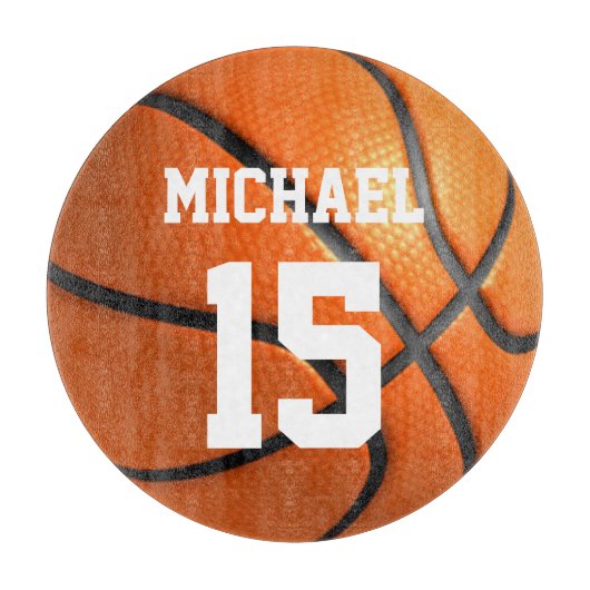 Planche À Découper Basket-ball Votre nom (Devant)