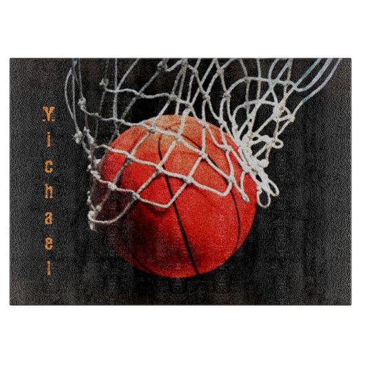 Planche À Découper Basket-ball Votre nom (Devant)