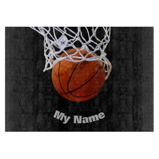 Planche À Découper Basket-ball Votre nom (Devant)