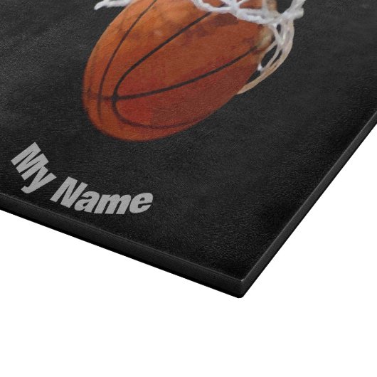Planche À Découper Basket-ball Votre nom (Coin)