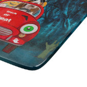 Planche À Découper Basset Hound Chien Conduite Voiture Effrayant Hall (Coin)