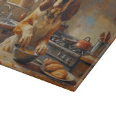 Planche À Découper Basset Hound Cooking in Kitchen (Coin)