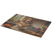 Planche À Découper Basset Hound Cooking in Kitchen (Coin)