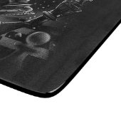 Planche À Découper Bataille aux échecs dramatique - Chevalier contre  (Coin)