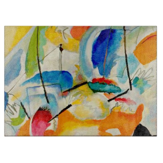 Planche À Découper Bataille maritime de Kandinsky 1913 (Devant)