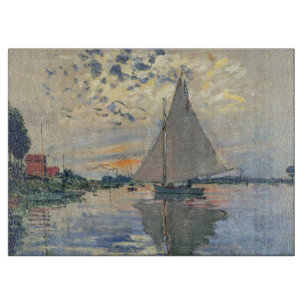 Planche À Découper Bateau à voile de Monet Impressionnisme français C