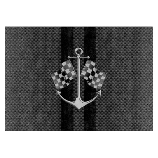 Planche À Découper Bateau de course nautique en fibre de carbone déco (Devant)