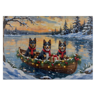 Planche À Découper Bateau de Noël de la Lappunde finnoise pour les Fê