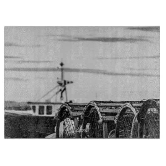 planche à découper bateau de pêche (Devant)