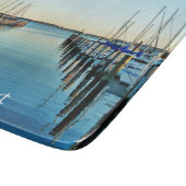 Planche À Découper Bateaux à la marina par Shirley Taylor (Coin)