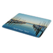 Planche À Découper Bateaux à la marina par Shirley Taylor (Coin)