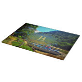 Planche À Découper Bateaux Mismaloya sur la rivière 0350 (Coin)