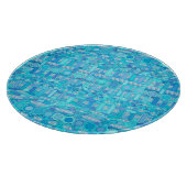 Planche À Découper Batik tribal - nuances de bleu (Coin)