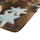 Planche À Découper Bâtons et étoiles de cannelle de Noël (Coin)
