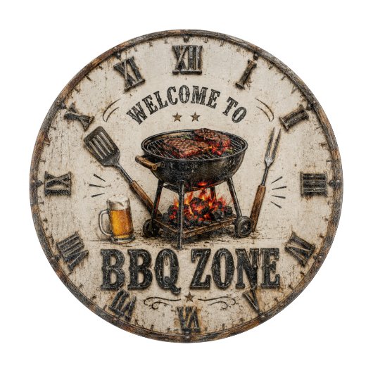 Planche À Découper BBQ Zone Barbecue Grill (Devant)