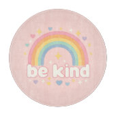 Planche À Découper Be Kind – Rainbow Pastel Positivity (Devant)