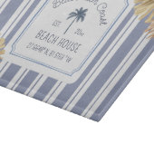 Planche À Découper Beach House Blue Stripes Côte Boho Ferme (Coin)