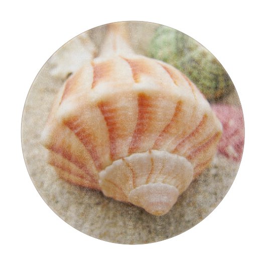 Planche À Découper Beach Seashell Photo Côté (Devant)