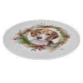 Planche À Découper Beagle Noël Wreath Festive Pup (Coin)