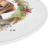 Planche À Découper Beagle Noël Wreath Festive Pup (Coin)