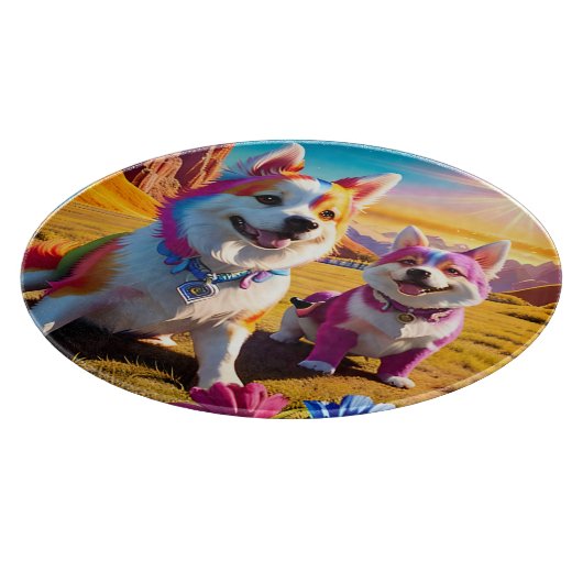 Planche À Découper Beau animal quatre (Coin)