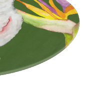 Planche À Découper Beau aquarelle cacatau perroquet dessin à la main (Coin)