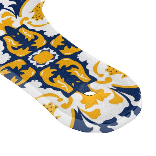 Planche À Découper 💙 💛 Beau Azulejos bleu et jaune (Coin)