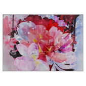 Planche À Découper Beau bouquet des fleurs (Devant)