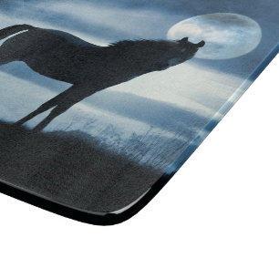 Planche À Découper Beau cheval et lune