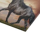 Planche À Découper Beau Cheval Noir (Coin)