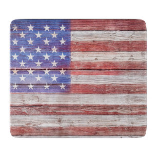 Planche À Découper Beau drapeau patriotique américain