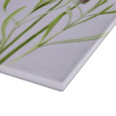 Planche À Découper Beau monogramme élégant en lavande (Coin)