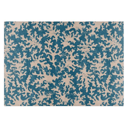 Planche À Découper Beau motif de corail (Devant)
