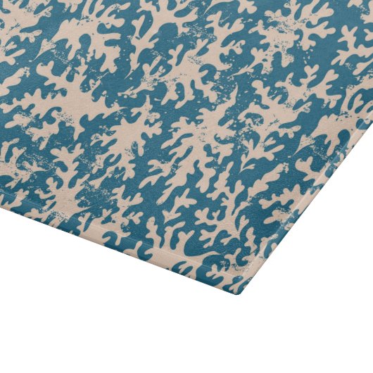 Planche À Découper Beau motif de corail (Coin)