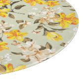Planche À Découper Beau motif floral lumineux élégant (Coin)