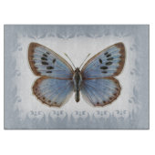 Planche À Découper Beau Papillon Bleu (Devant)