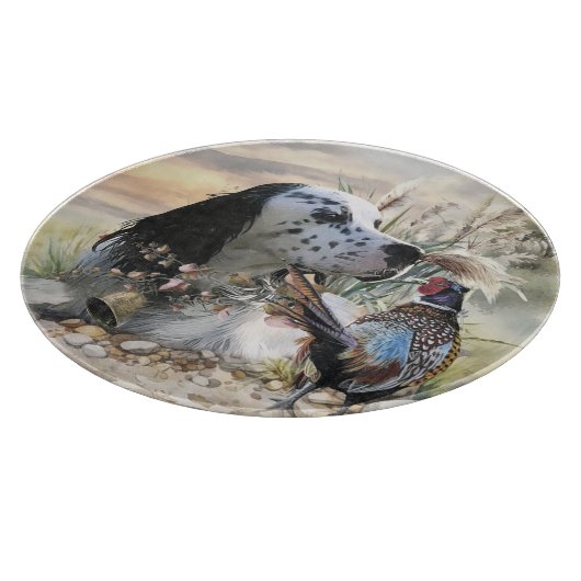 Planche À Découper Beau plateau anglais avec faisan, Art (Coin)