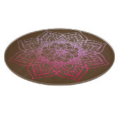 Planche À Découper Beau rose Brown Boho Mandala (Coin)