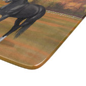 Planche À Découper Beau Stallion Cheval du Quartier Noir (Coin)