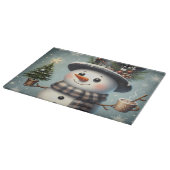 Planche À Découper Beau tourbillon Noël/bonhomme de neige d'hiver (Coin)